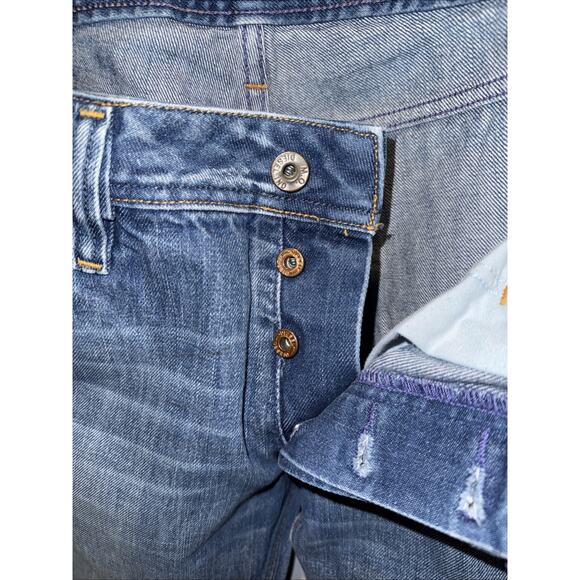 VTG 2001 Diesel Industry Italian Bootcut Low Rise Button Fly Mens 32x30 - Picture 7 of 9